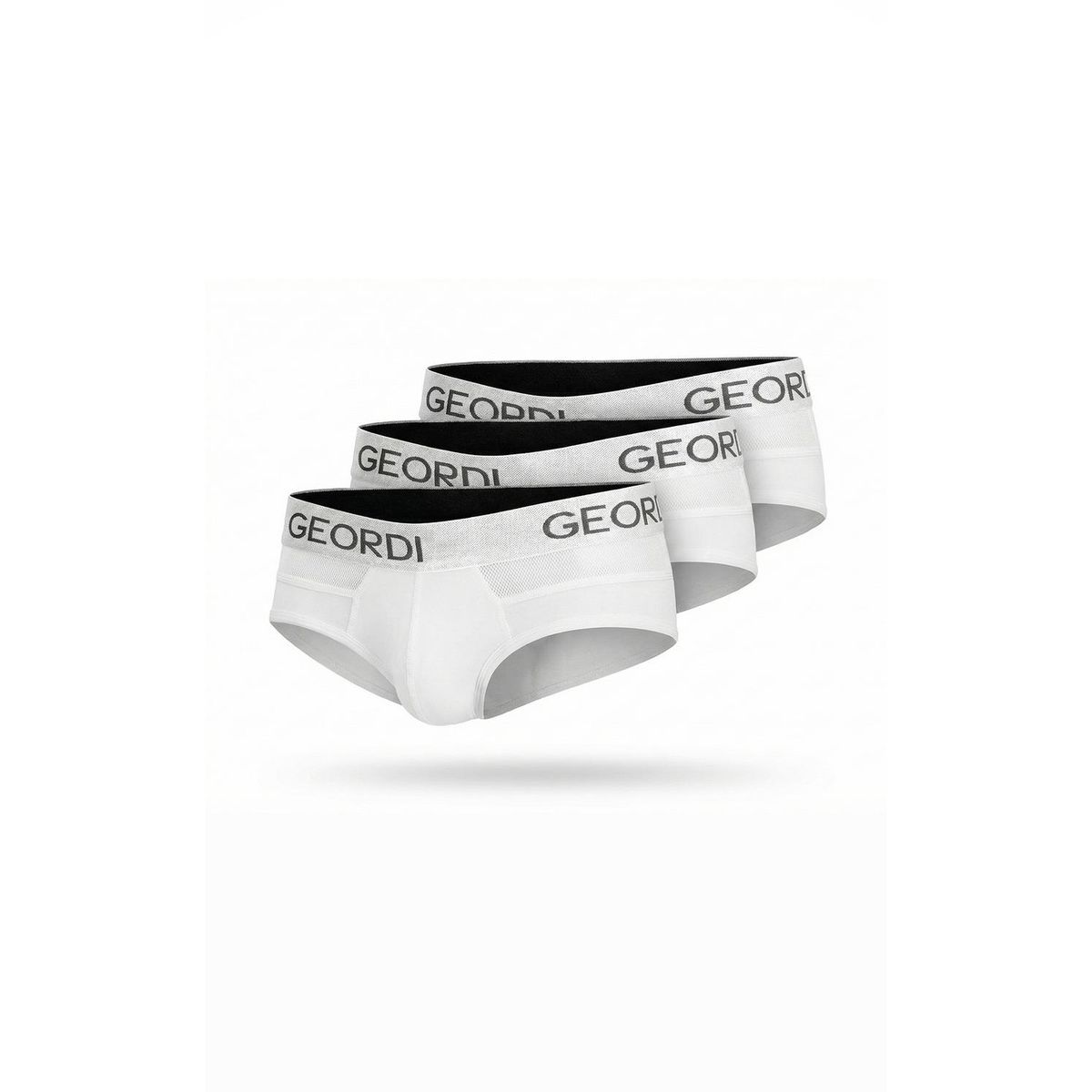 DIANE & GEORDI - Brief Pack X3GG03L6 - Blanco