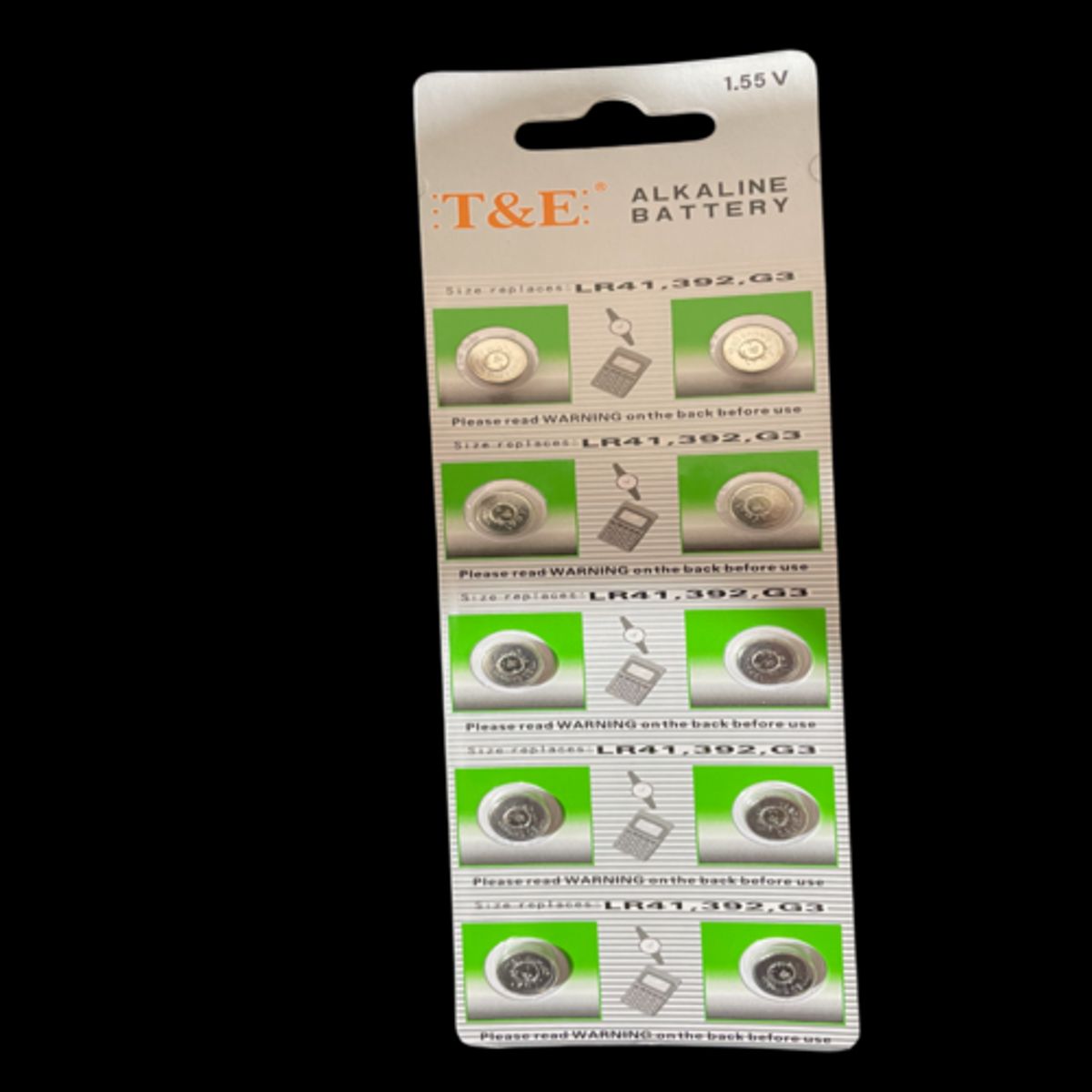 GENERICO - Baterías Pila Lr41-192-ag3, 1.5v, Pack X 10