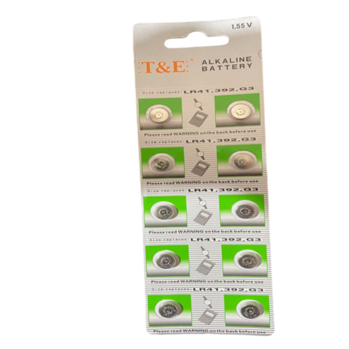 GENERICO - Baterías Pila Lr41-192-ag3, 1.5v, Pack X 10