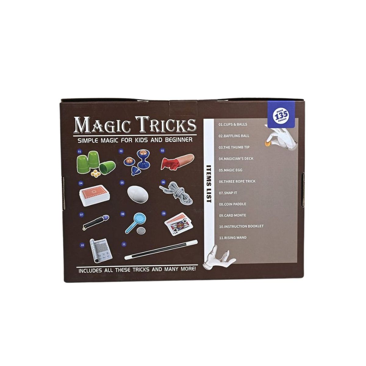 GENERICO - Set Completo Trucos De Magia Para Niños 135 Piezas Didáctico