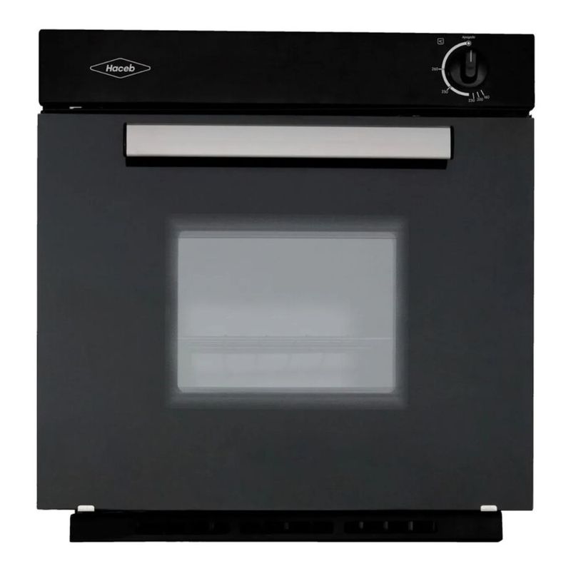 HACEB - Horno Empotrable HACEB Gas Natural 60 cm 120V CASIA Negro