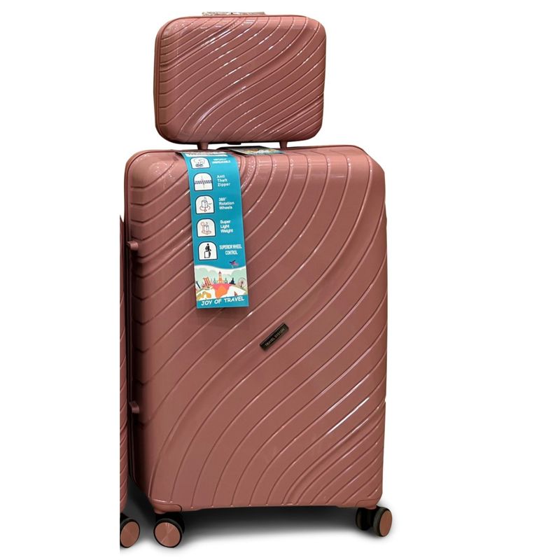 TRAVEL SYSTEM - Maleta De Viaje Travel System Tamaño 14 Con Seguro Tsa Azul