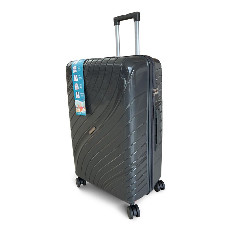TRAVEL SYSTEM - Maleta De Viaje Travel System Tamaño 20 Con Seguro Tsa Gris