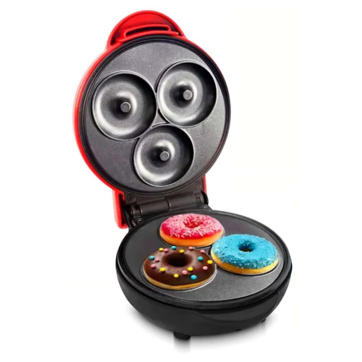 GENERICO - Combo Mini Donera 3Espacios + Mini Waflera Corazón