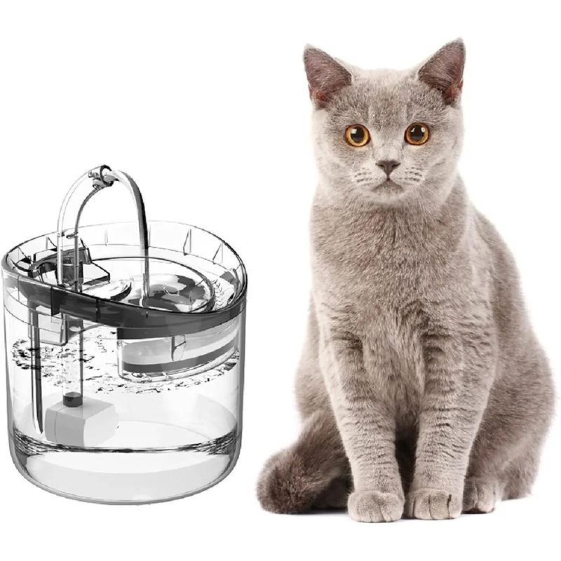 SKY - Fuente De Agua Para Mascotas con 3 filtros
