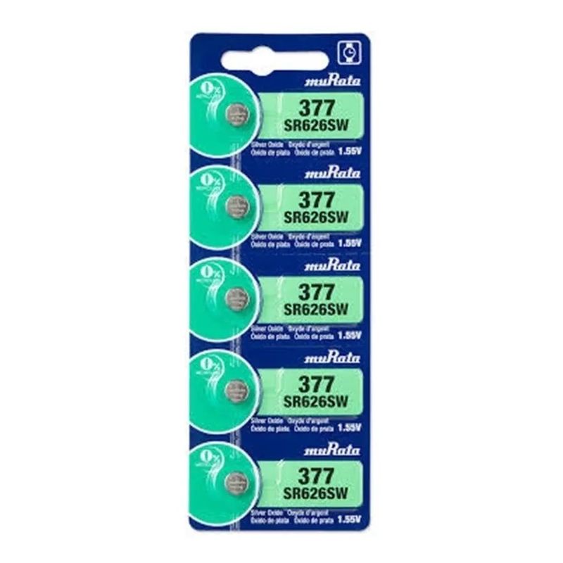 SONY - Pila Batería Sony 377 (sr626sw) 1.55v Original Pack X 5