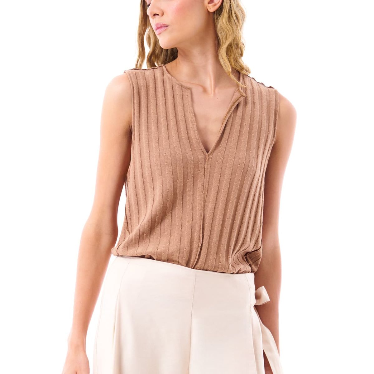 BELIFE - Camiseta Manga Sisa para Mujer