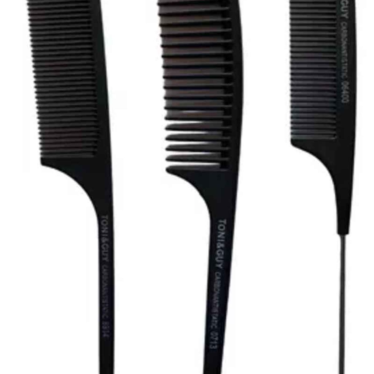 GENERICO - Peines Peinillas Cabello Cola Metálica Dama X 3 Unidades