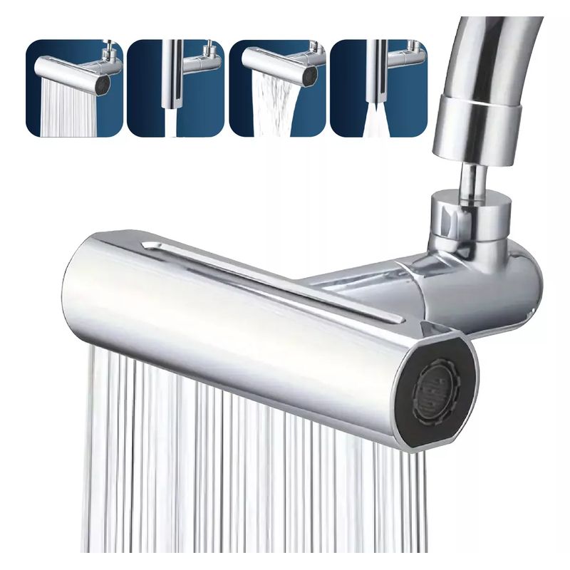 GENERICO - Extensor De Grifo Lavaplatos Cocina Multifuncional 4 Modos