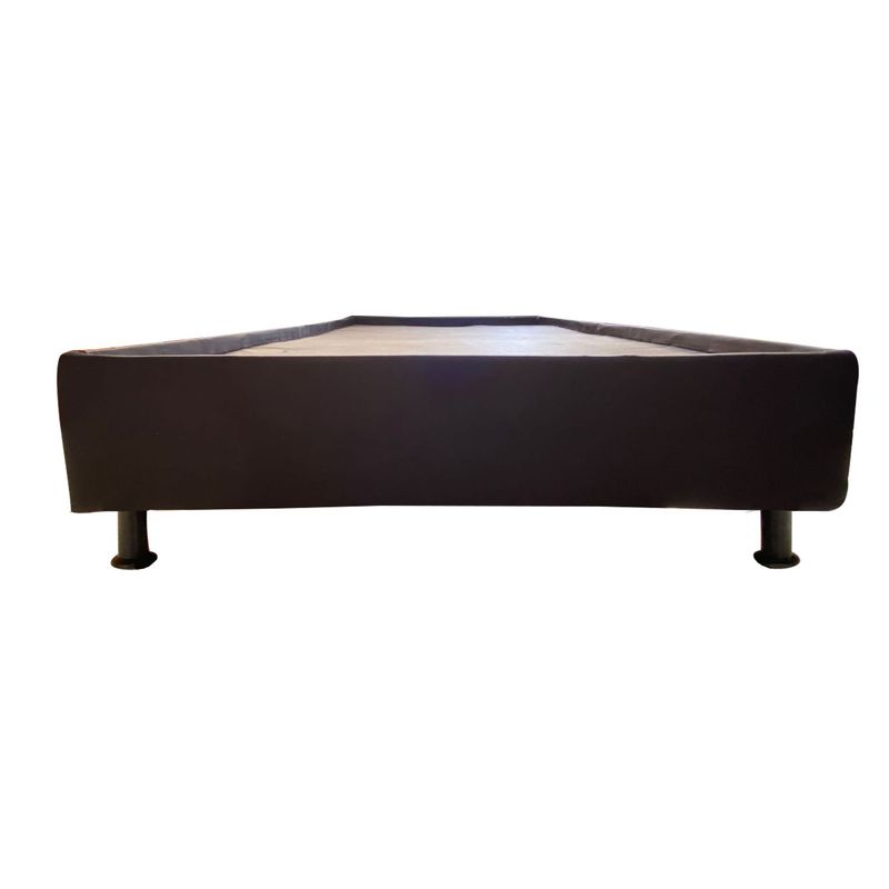 GENERICO - Base Cama MuCol100x190 Microfibra Negra