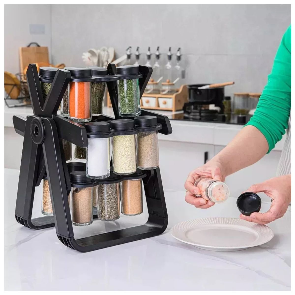 ONE PIXEL - Condimentero Especiero De Cocina Giratorio One Pixel