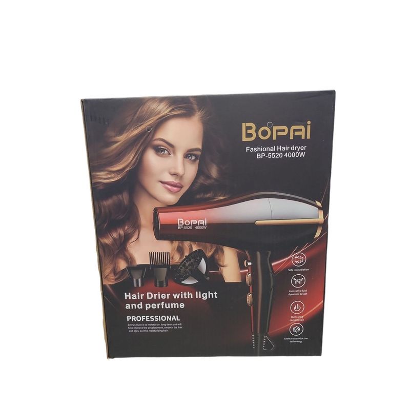 BOPAI - Secador Para Cabello 3 En 1 Bopai 5520 4000W