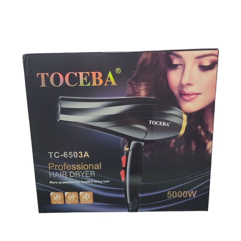 GENERICO - Secador Para Cabello Toceba TC-6503A 5000W