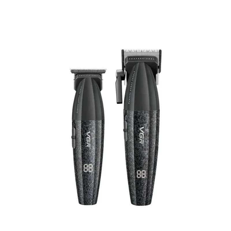 VGR - Kit Maquinas Para Corte De Cabello VGR-640 Maquina Con Patillera