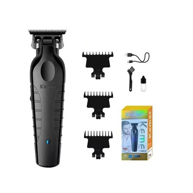 KEMEI - Maquina Patillera Para Cabello Original E Inalambrica Kemei KM-2299