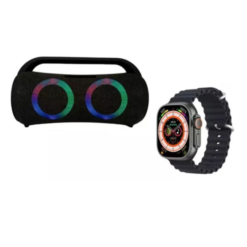 INNOVA - Parlante Bluetooth Mega Bass Tws + Smartwatch T900