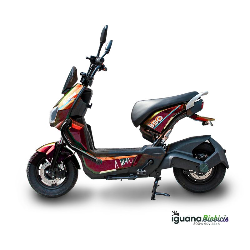 BIOBICI - Bicicleta Eléctrica IGUANA Biobicis 2025 Color ROJO 800W