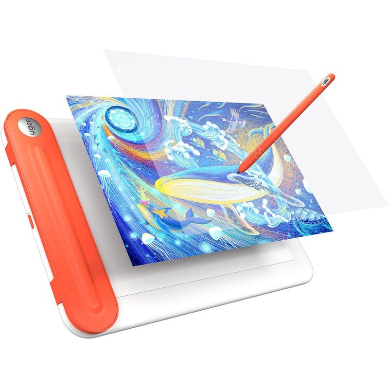 GENERICO - Tableta Digitalizadora Gráfica Inalámbrica Bluetooth UGEE Q8W PC y Tel