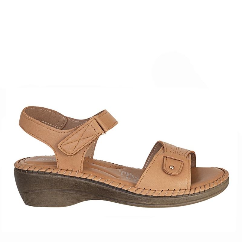 FRATTINI COMFORT - Plataforma de Mujer marca FRATTINI COMFORT en Color CAFE   SAND3J766