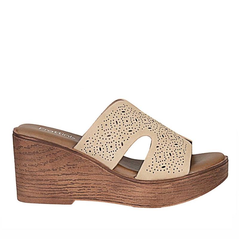 FRATTINI - Plataforma de Mujer marca FRATTINI en Color BEIGE   SANDH3T9286-8