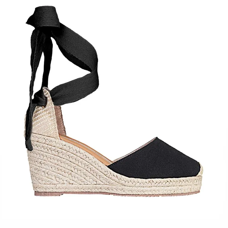 FRATTINI - Plataforma de Mujer marca FRATTINI en Color NEGRO  / SAND.KENIA-03