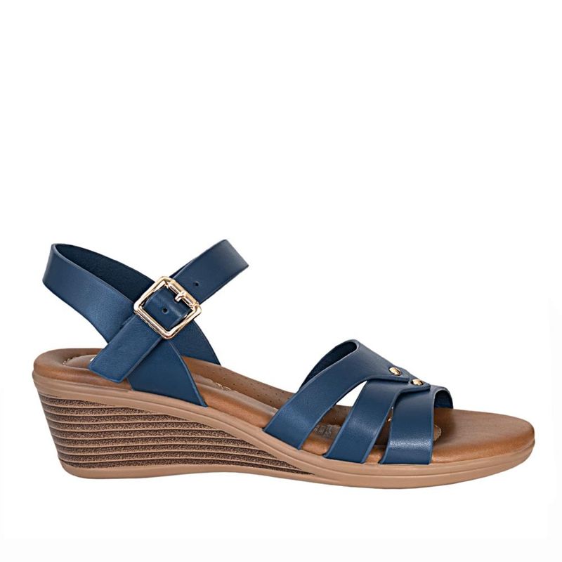 FRATTINI - Plataforma de Mujer marca FRATTINI en Color AZUL   SAND3J8977-17