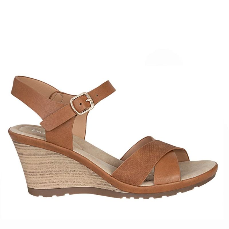 FRATTINI - Plataforma de Mujer marca FRATTINI en Color CAFE   SAND3J9285-4