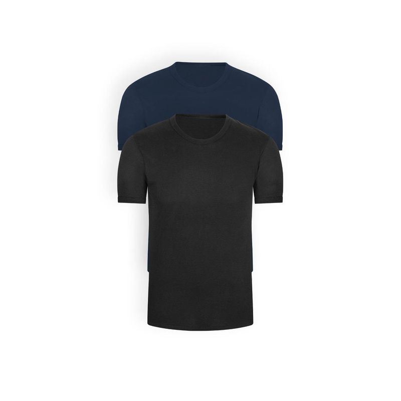 DIANE & GEORDI - Camiseta cuello redondo (Pack X2)(2520) - Multicolor_.