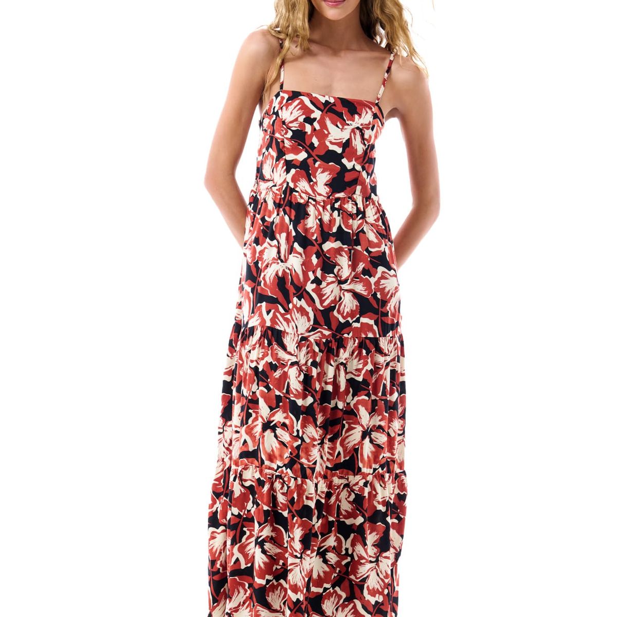 BELIFE - Vestido Largo De Cargaderas