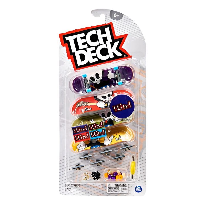 GENERICO - Tech Deck Pack 4 Surtido