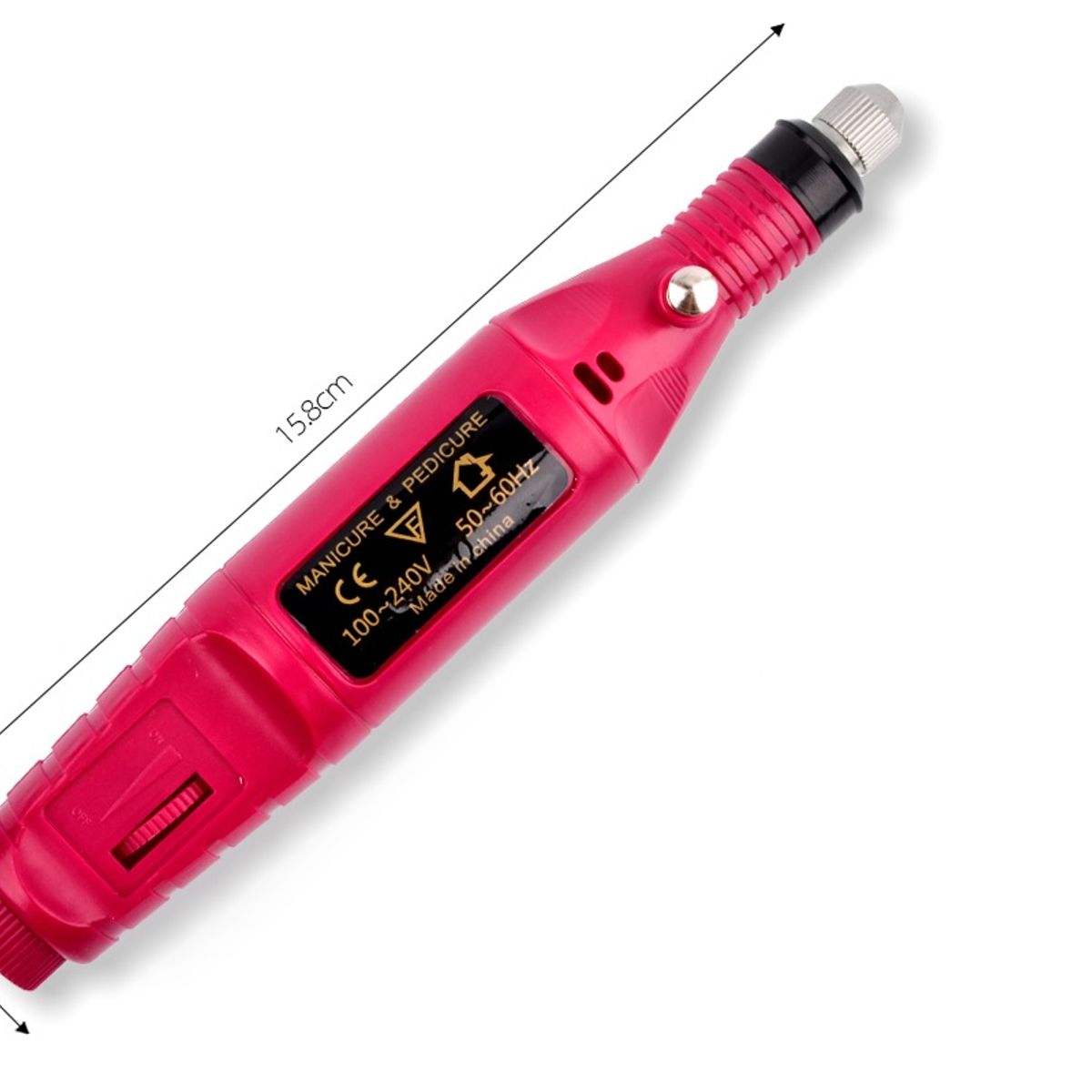 ULTRABELLA - Kit Pulidor Uñas Eléctrico Lima Removedor Acrílico Manicure y Pedicure