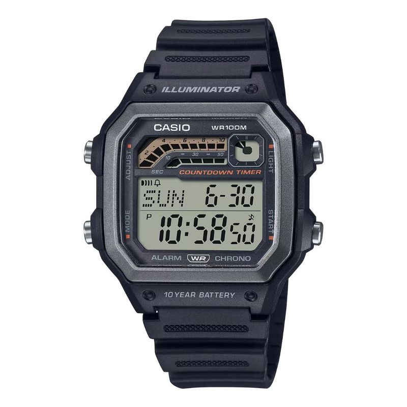 CASIO - Reloj Casio WS-1600H-1A Diseño Deportivo