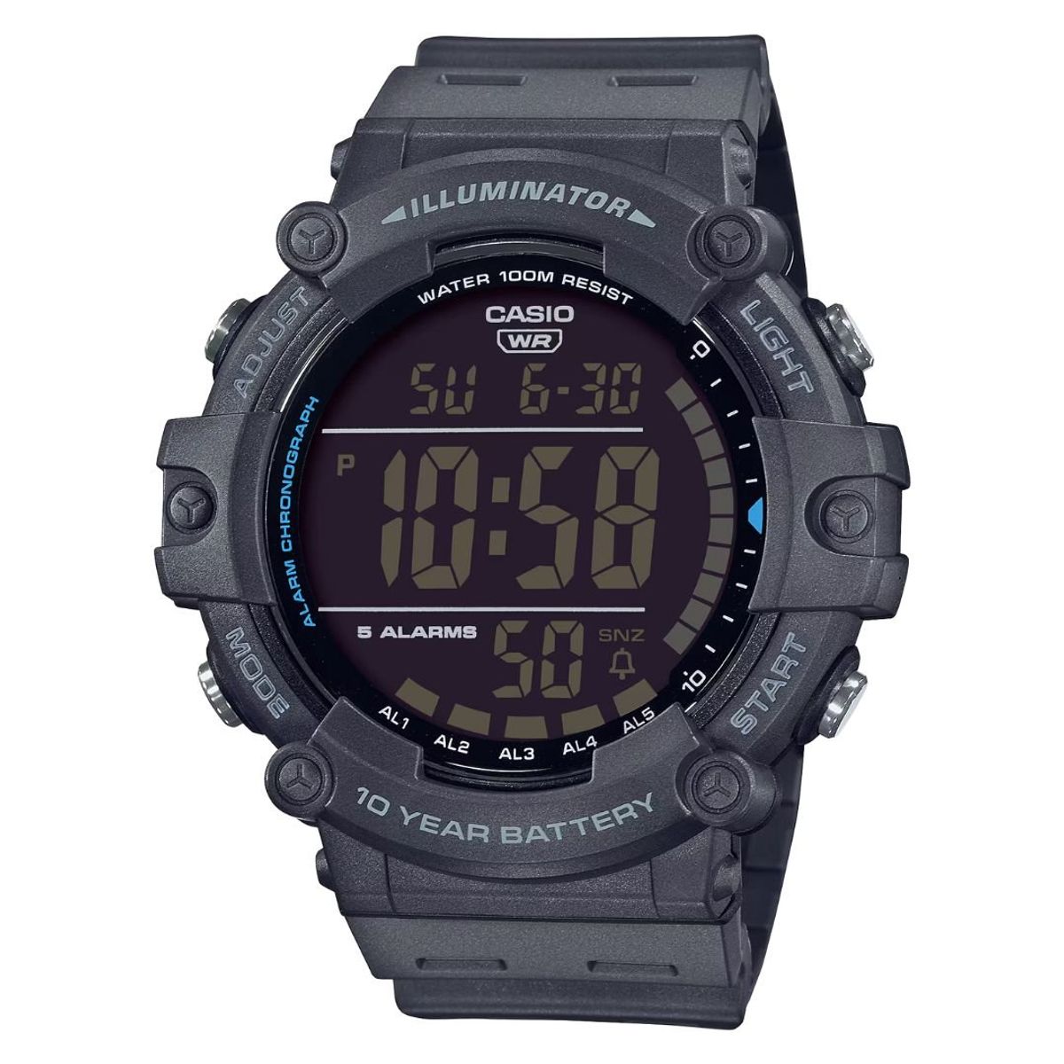 CASIO - Reloj Casio Modelo AE-1500WH-8B Diseño Deportivo