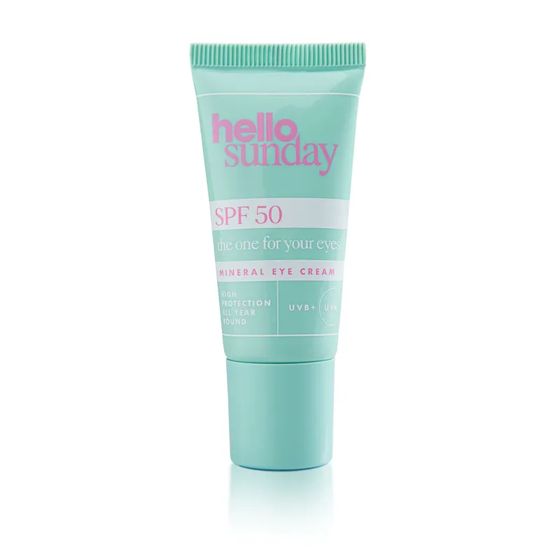 CROMANTIC - Contorno de Ojos Mineral con Péptidos Hello Sunday The One For Your Eyes SPF 50 - Iluminadora y Reafirmante