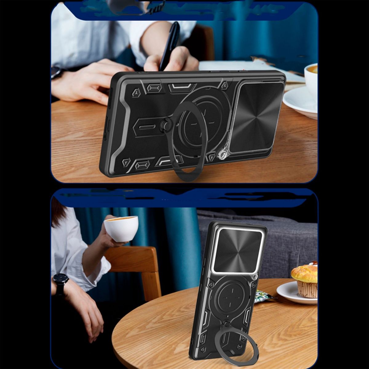 GENERICO - Estuche Proteccion Camara Compatible con tecno Camon 30S Pro Rojo