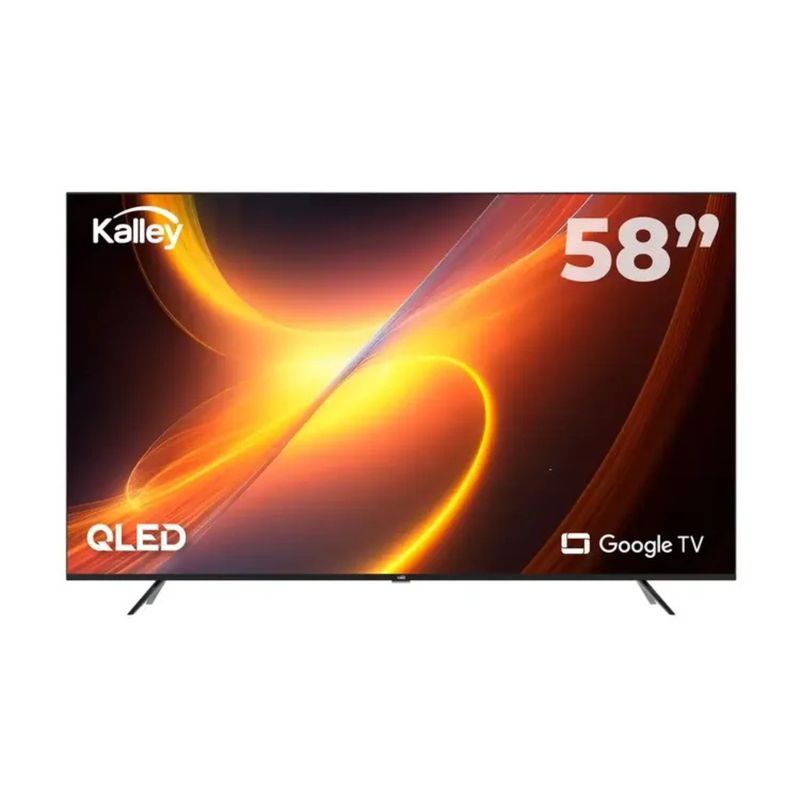 KALLEY - Televisor Kalley 58" K-GTV58UHDQ 4K-UHD QLED Smart TV Google