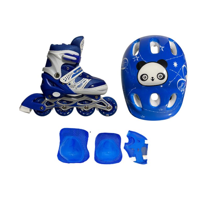 GENERICO - KIT PATINES TODO EN UNO RECREATIVO TALLA XS