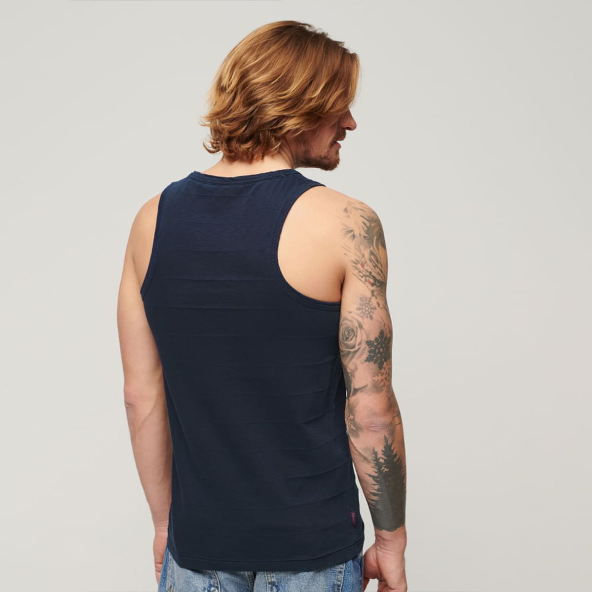 SUPERDRY - Camiseta Para Hombre Vintage Texture Tank Superdry