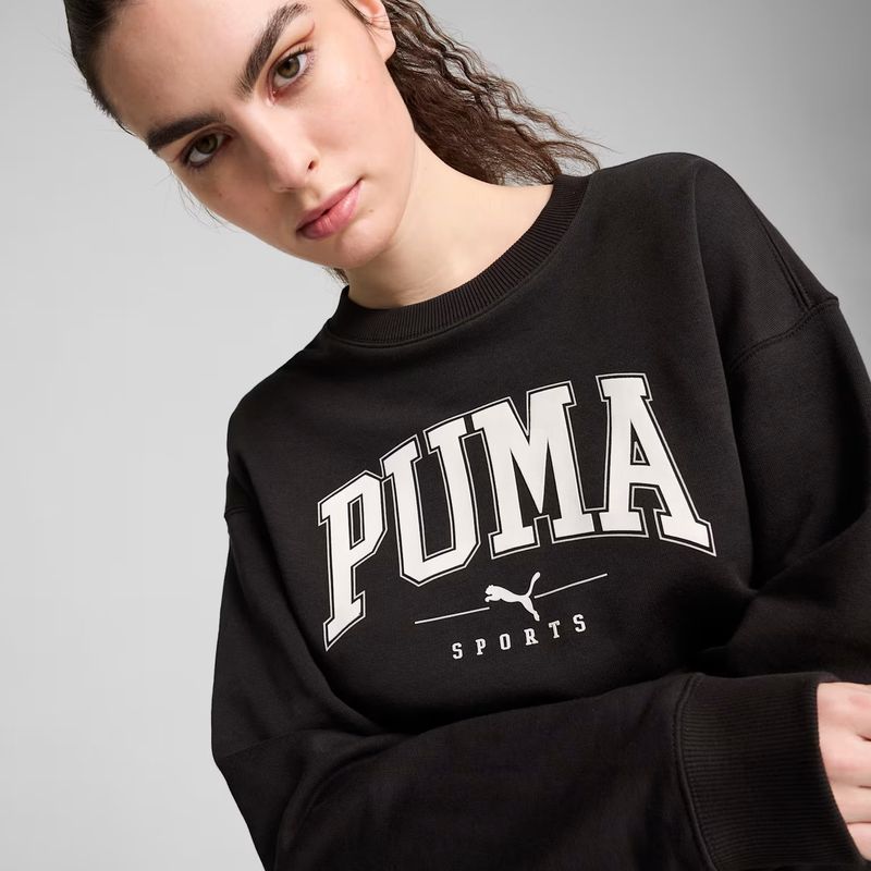 BUZO PUMA MUJER PUMA SQUAD CREW TR 682493-01 PUMA