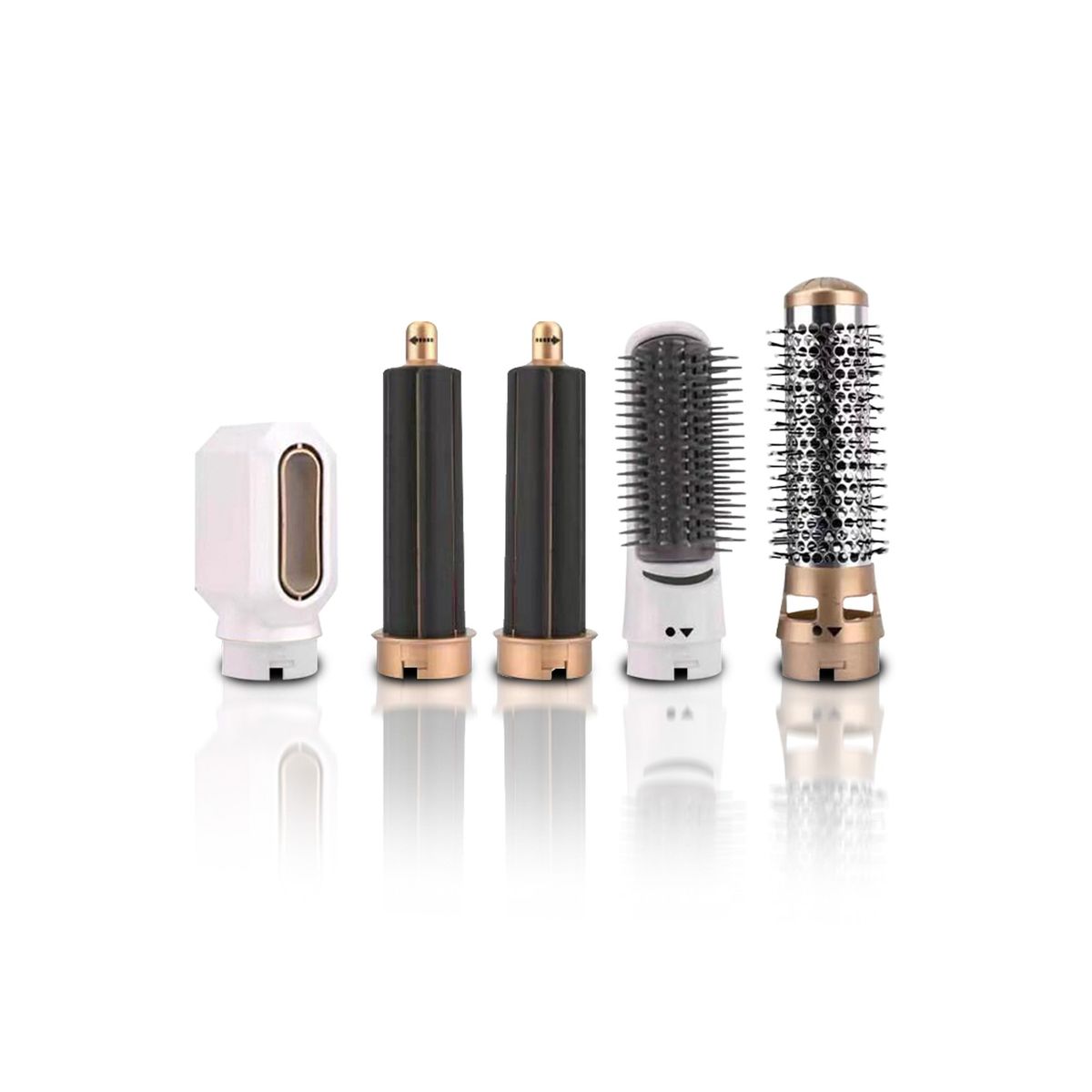 GENERICO - Cepillo secador multifuncional  5 en 1 MT019W Blanco