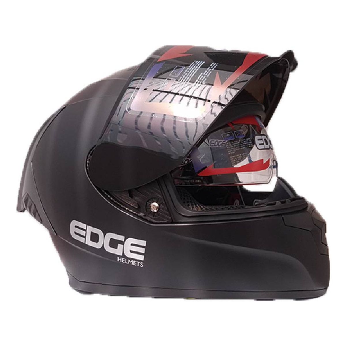 EDGE HELMETS - Casco Edge Integral Racer Sólido Certificación DOT - M
