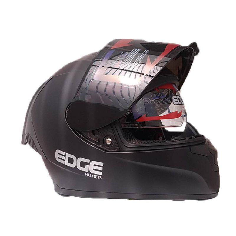 EDGE HELMETS - Casco Edge Integral Racer Sólido Certificación DOT - S