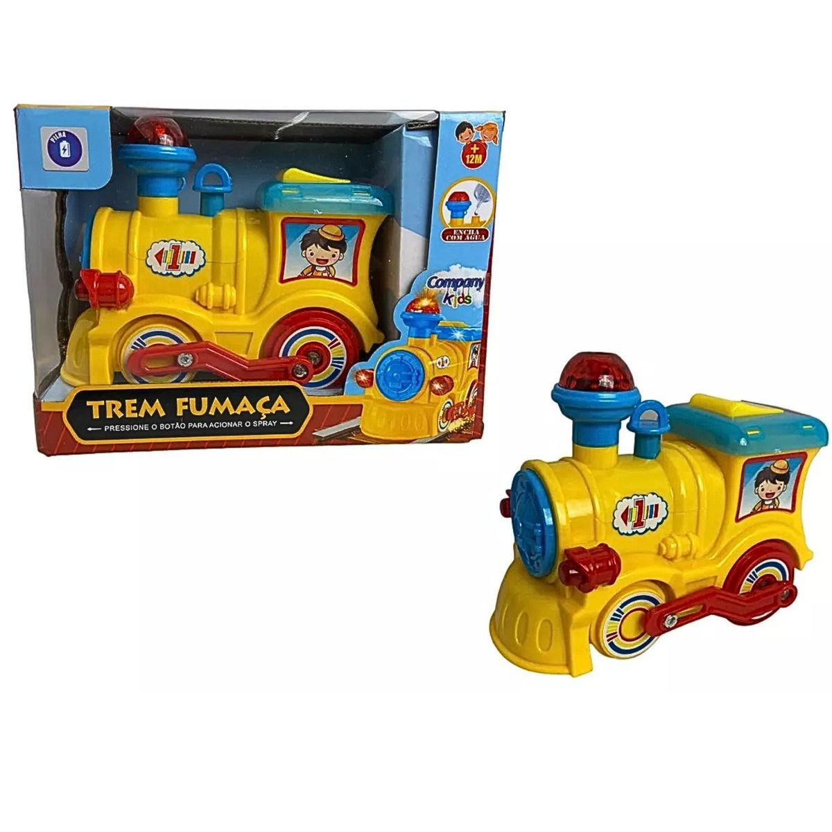 GENERICO - Juguete Tren De Humo Con Luces De Sonido Para Niños C4035