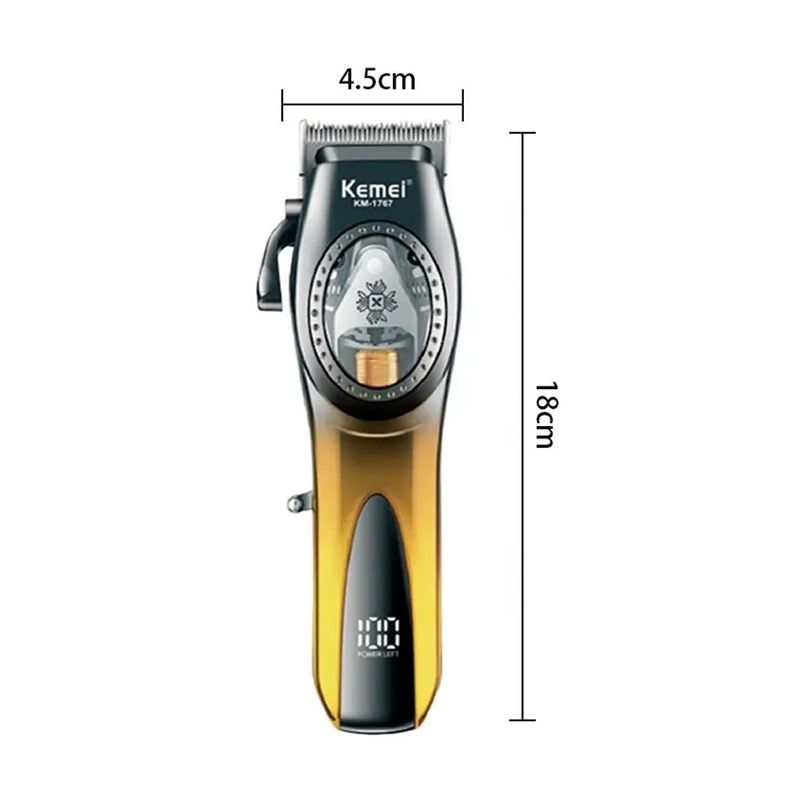 KEMEI - Kemei KM-1767 cortadora de pelo profesional con Motor magnético