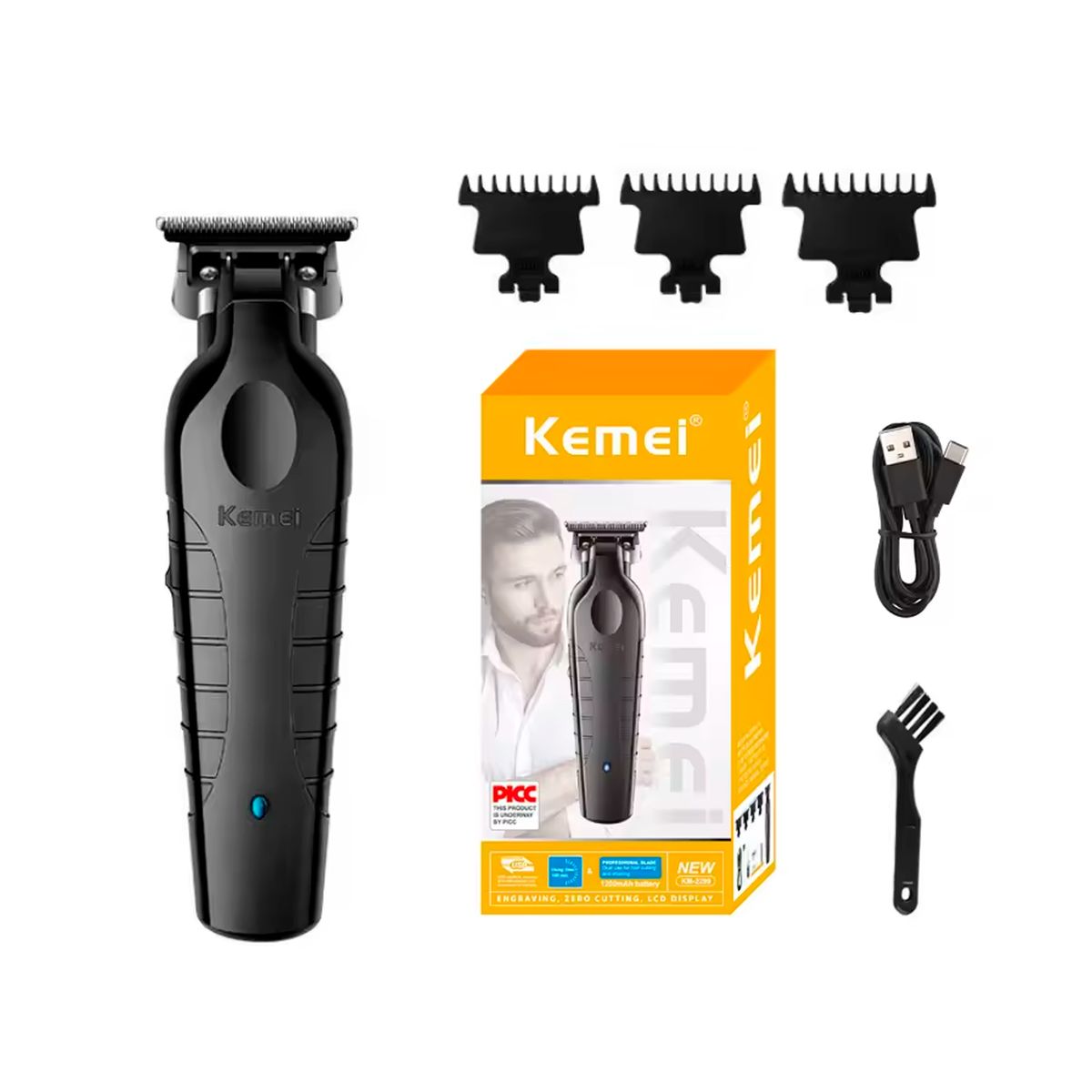 KEMEI - Cortadora De Pelo Eléctrica Kemei Transborder Barber Km-2299