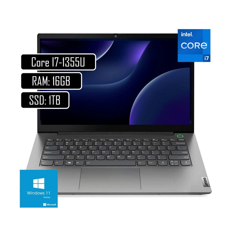 LENOVO - Portatil Lenovo V14 G4 Intel Core I7 1355u RAM 16gb SSD 1TB Fhd 14