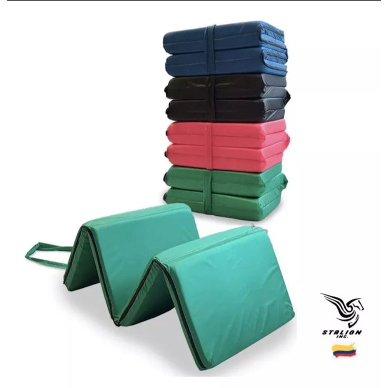 STALION - Colchoneta camping plegable impermeable 180x65x7 cm