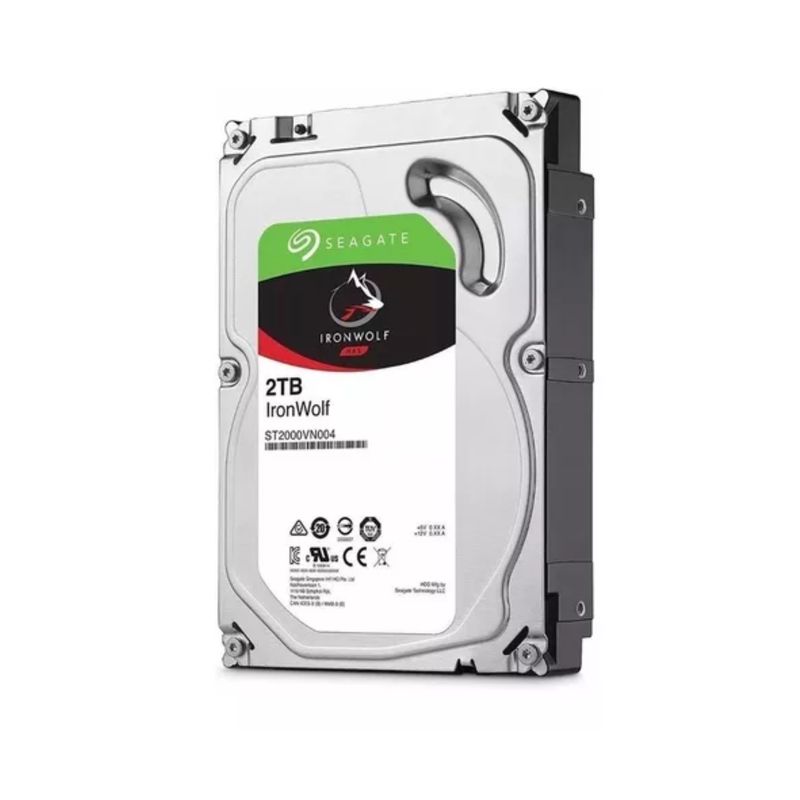 SEAGATE - Disco Duro Interno Seagate Ironwolf St2000vn004 2tb