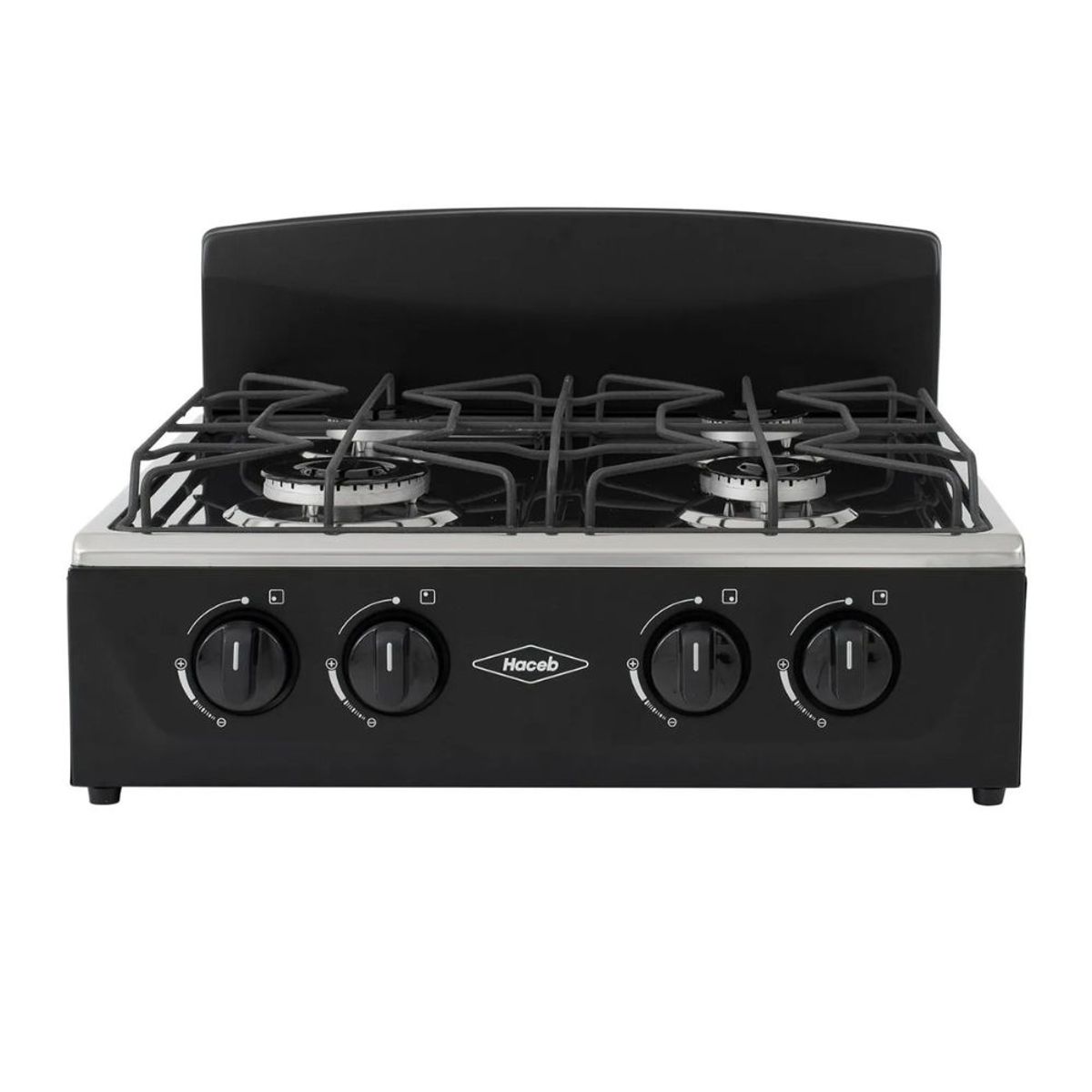 HACEB - Estufa de Mesa HACEB AVELLANA Gas Natural 4 Puestos Negro