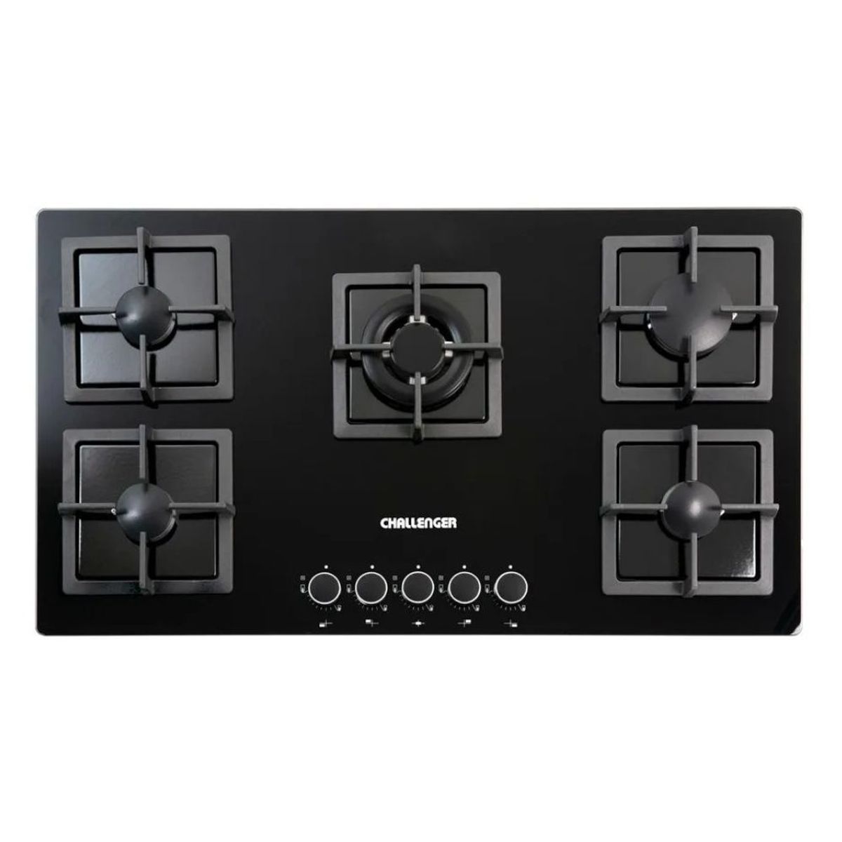 CHALLENGER - Estufa CHALLENGER 91 cm 5 Puestos Gas Natural SQ 6792 Negro